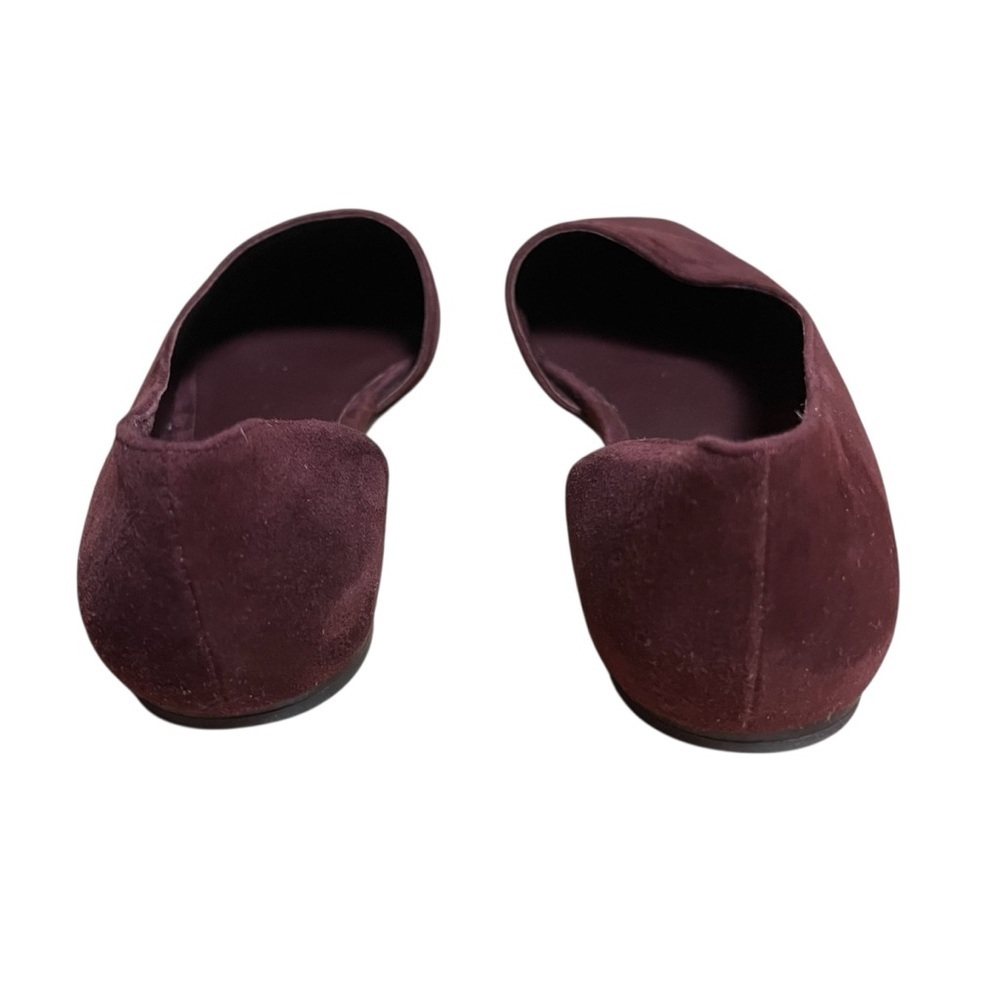 Vince Cyder Suede d'Orsay Flats Plum Ballet Flats — Size 6.5 - Picture 9 of 14